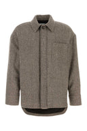 Salvatore Ferragamo brodert ullblandingsjakke