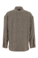 Salvatore Ferragamo brodert ullblandingsjakke