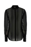 Dsquared svart silkeskjorte