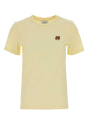 Maison Kitsune Yellow Cotton T Shirt