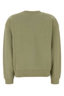 Maison Kitsune Sage Green Cotton Sweatshirt