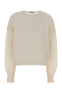 Le Kasha Ivory Cashmere Modena Sweater
