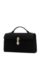 Savette Black Satin Symmetry Handbag
