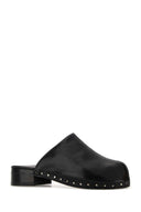Our Legacy Black Leather Naoto Mules