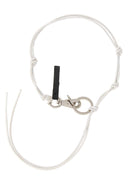 Our Legacy White Leather Ladon Necklace