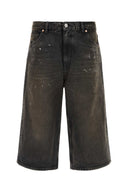 Our Legacy Black Denim Bermuda Shorts