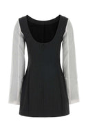 Our Legacy Embroidered Twill Mini Dress