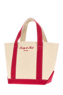 Sporty & Rich Melange Sand Canvas Shopping Bag