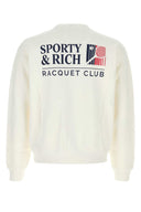 Sporty & Rich White Cotton Sweatshirt