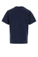 Sporty & Rich Navy Blue Cotton T Shirt