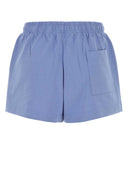 Sporty & Rich Light Blue Cotton Shorts