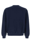 Sporty & Rich Navy Blue Cotton Sweatshirt