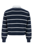 Sporty & Rich Embroidered Cotton Polo Shirt