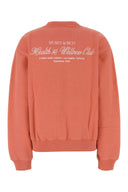 Sweat-shirt en coton saumon Sporty & Rich