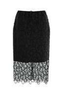 Cecilie Bahnsen Black Cotton Blend Bria Skirt