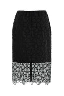 Cecilie Bahnsen Black Cotton Blend Bria Skirt