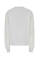 Ganni White Cotton T Shirt