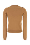Ganni Camel Wool Blend Cardigan