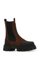 Ganni Two Tone Suede Boots
