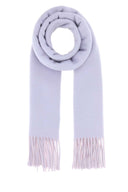 Bufanda reversible de cachemir lila de Burberry