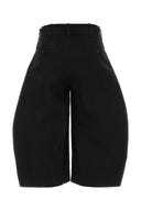 Sacai Black Cotton Bermuda Shorts