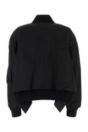 Sacai Black Nylon Bomber Jacket