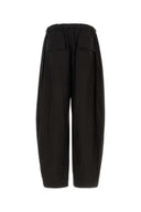 Sacai Black Cotton Wide Leg Pant