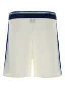 Casablanca White Mesh Bermuda Shorts