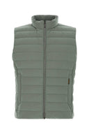 Moorer Sage Green Nylon Blend Calaf Sleeveless Down Jacket