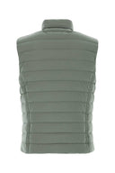 Moorer Sage Green Nylon Blend Calaf Sleeveless Down Jacket