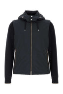 Piumino Moorer Evan in poliestere blu scuro