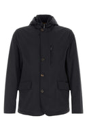 Moorer Midnight Blue Stretch Nylon Ranieri Jacket