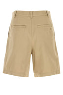 A.P.C. Beige Cotton Bermuda Shorts