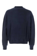 Willy Chavarria Navy Blue Cotton Oversize Chavarria Community Center Sweatshirt