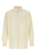 Camicia in popeline color crema Willy Chavarria
