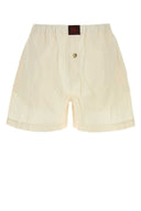 Willy Chavarria Pantaloncini Willy in misto cotone avorio