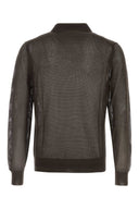 Tom Ford Chocolate Mesh Polo Shirt