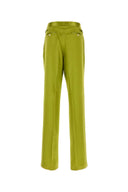 Pantaloni Tom Ford in raso verde pistacchio