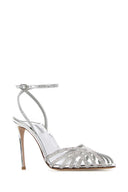 Le Silla Embellished Leather Embrace Sandals