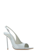 Le Silla Pastel Light Blue Leather Bella Sandals