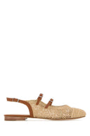 Carel Paris Raffia Ballerinas