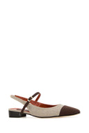 Carel Paris Two Tone Canvas Oceano Ballerinas