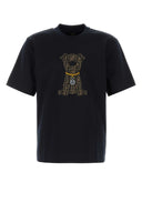 フェンディ ブラック コットン T シャツ
