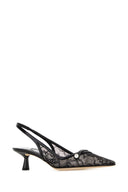 Jimmy Choo Black Lace Amita 45 Pumps