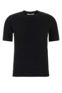 Fendi Black Cotton Blend Sweater