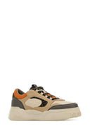 Fendi Multicolor Leather And Canvas Fendi Force Sneakers