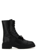 Jimmy Choo Black Leather Averi Boots
