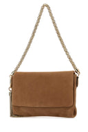 Jimmy Choo Biscuit Suede Callie Shoulder Bag