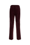 Fendi Burgundy Corduroy Pant