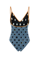 Fendi Printed Stretch Nylon Swimsuit